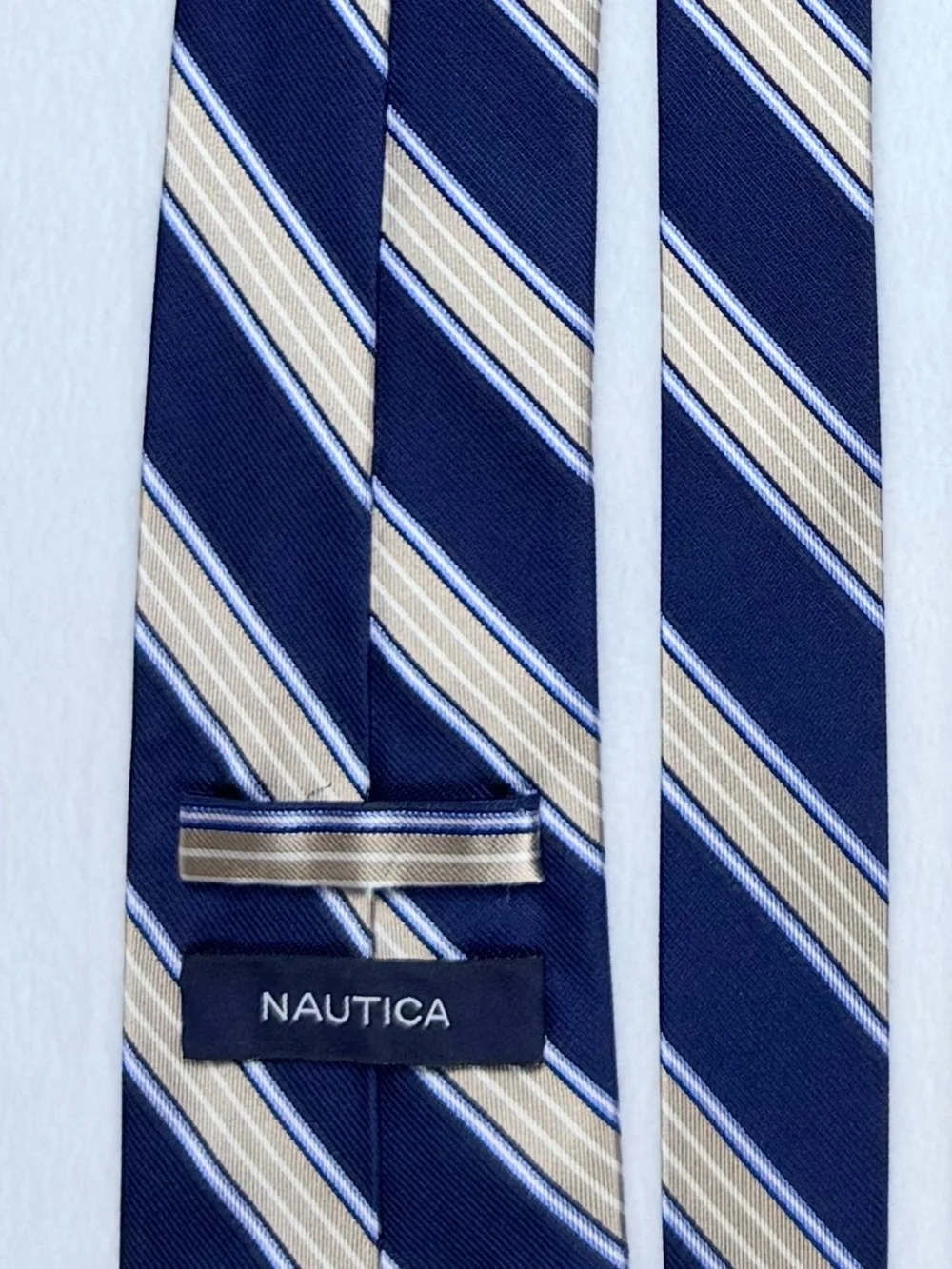 Lot of 3 Menswear Neckties - Nautica & Haggar Bundle Office Attire